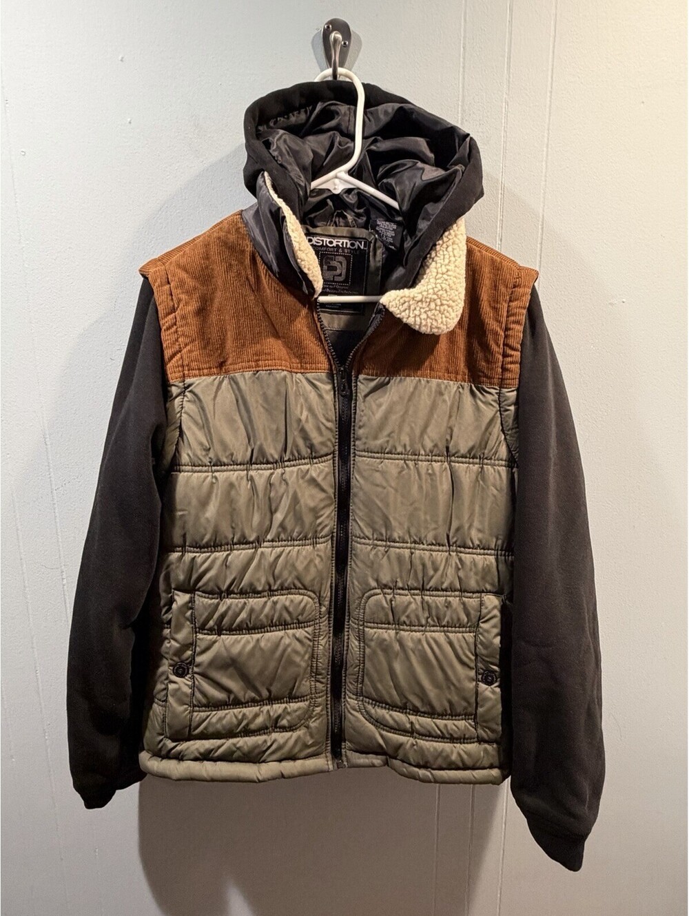 Mens Distortion Comfort & Style Full Zip Jacket Size Medium